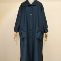 大島紬から大きなお衿のコート(オーダー）