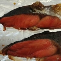 【03/28昼食】アメリカ産甘塩紅鮭、久々の鮭になるんだね：D