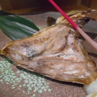 三島市　沼津魚がし鮨流れ鮨　三島店　８貫おすすめランチ、ぶりかま塩焼き、まぐろかつ、冷製塩ラーメン