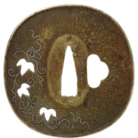 【送料無料】瓢箪文鐔 宮本武蔵 鍔 文鎮【匿名配送】 瓢箪鯰図鐔 宮本武蔵 - 鐔鑑賞記 by Zenzai