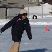 学校のスケート授業