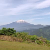 早朝カブ散歩　大野山でチェアリング