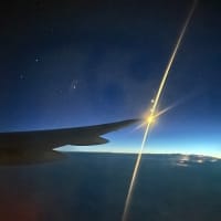 スイスへの旅　～　機内から