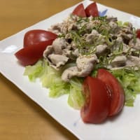 ネバネバ蕎麦☆豚しゃぶサラダ☆同じ日に・・残念な事・吉報