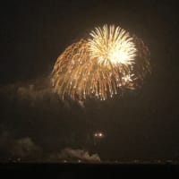 田フェスの花火