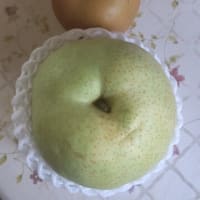 今年の金賞の梨が埼玉県の彩玉とのこと。