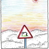 砂漠まで行くのがたいへん老人葬