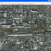 「google earth」で見る日本のターミナル駅