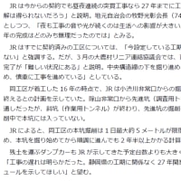 「静岡県知事選挙」(読売新聞)　　　　　　　「遠のくリニアン開業」(中日新聞)　
