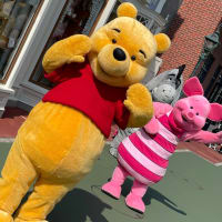 【使い勝手の良い】 376 WDW(ウォルトディズニーワールド)×くまのプーさん×お土産 カチューシャ・被り物・帽子