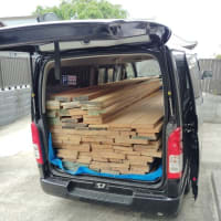 荷物満載