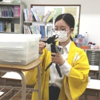 草津駅前校の改修工事が進んでいます。