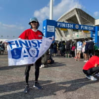 (2021.12.12) 術後初のサブフォー。宮崎 青島太平洋マラソン 3:54