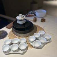湖北省茶の旅での国際交流会