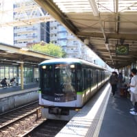 京阪電車京津線山科駅へ（２０２４年５月）