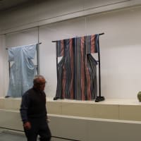 奈良県美術協会展準備中