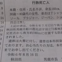 身元不明死体