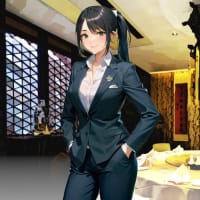 AIイラスト妄想劇場⑦ 『女侠』