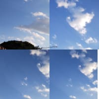 秋晴れの空