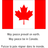 世界各国の平和の祈り（カナダ）