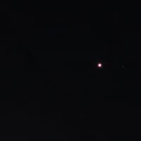 木星土星金星が並んで見えた夜