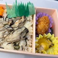 広島牡蠣づくし弁当／新幹線車中