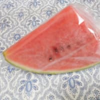 梅雨の中休み…今日も猛暑日…ヾ(;´▽｀A``　スイカ買ってきた＾＾