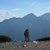 コツコツ登った後に感動の山が見えた！