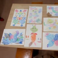 ７月の絵画教室。(7/6＊日）