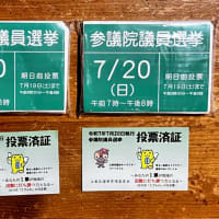 期日前投票に行ってきた