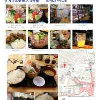 散策(食事編547)　｢東京中心北－1007｣    タカマル鮮魚店  3号館