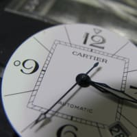 カルティエパシャ、モンブラン自動巻き時計、ティファニークオーツ時計を修理です