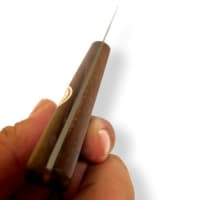 ロ－ズ柄　一角別作 ペティナイフ ４寸/120mm　【WEB店舗限定　ご奉仕品】