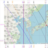 7月11日　山羊座満月の地図