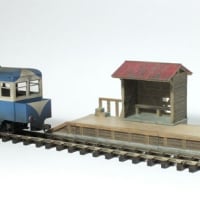 3Dプリントモデル HOナロー9mm版 神岡の酒井DLと貨車