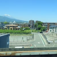 ２０２４年５月１８日の富士山（新幹線から）