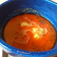 【味噌乃家】海老味噌つけ麺。
