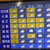 今週の予定　2025年7月6日（日）～2025年7月12日（土）
