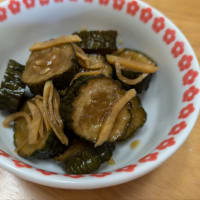 きゅうりのキュ〜ちゃん作って🥒ご飯いっぱい食べました😋