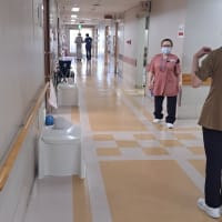 お父さんの希望で　ほぼ1か月振りに退院(６月３０日)　２５．７/８