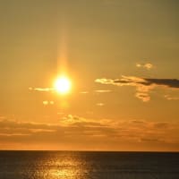 今日の夕日