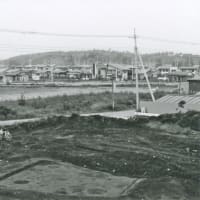 地産団地と遺跡発掘　1972年6月