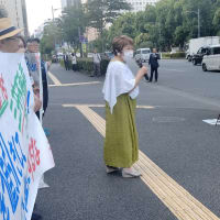 三井不動産の株主総会で抗議スタンディング（１）