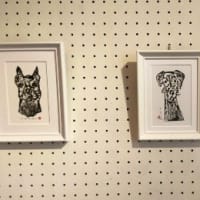 No.2664　版画展・名もなき犬達