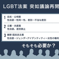 LGBT法案、そもそも必要？　長尾敬氏「成立すれば改正は困難」