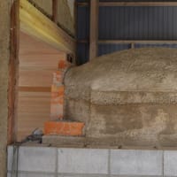 山を越えた石窯作り