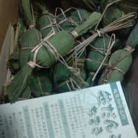 実家・柏崎の妹から恒例の「ちまき」が送られて来ました。早速、食べました。