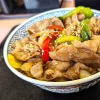 吉野家＠全国各地　期間限定『牛プルコギ丼』を頂きました！「成型肉」のお味は如何に？！＋テイクアウトの牛皿特盛2つ！