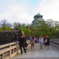 春の大阪城散歩　ミライザでコナン