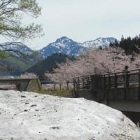 雪国の春、(越後湯沢)